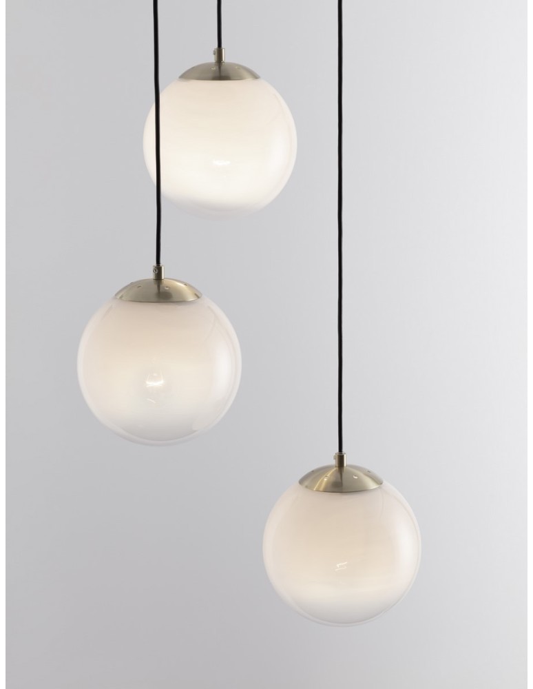 Lampy wiszące - Luces Exclusivas ADELA Wisząca Nowoczesna złoty i odcienie złota 3xE27 max 12W LE43361 - produkt kolory-swiatla.pl 3
