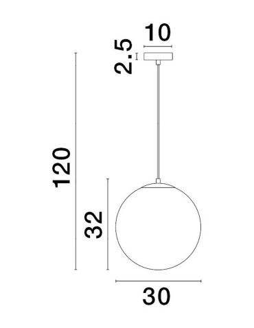 Luces Exclusivas ADELA Wisząca Nowoczesna złoty i odcienie złota 1xE27 max 12W LE43362 - produkt 2