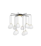 Lampy wiszące - Luces Exclusivas ADOBE Wisząca Nowoczesna złoty i odcienie złota 12xG9 max 5W LE43364 - product 1