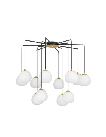 Luces Exclusivas ADOBE Wisząca Nowoczesna złoty i odcienie złota 12xG9 max 5W LE43364