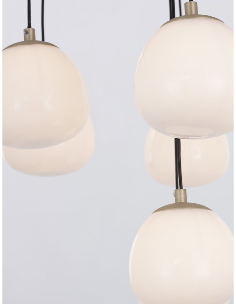 Lampy wiszące - Luces Exclusivas ADOBE Wisząca Nowoczesna złoty i odcienie złota 12xG9 max 5W LE43364 - product kolory-swiatla.pl 3