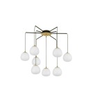 Lampy wiszące - Luces Exclusivas ADOBE Wisząca Nowoczesna złoty i odcienie złota 8xG9 max 5W LE43365 - product 1