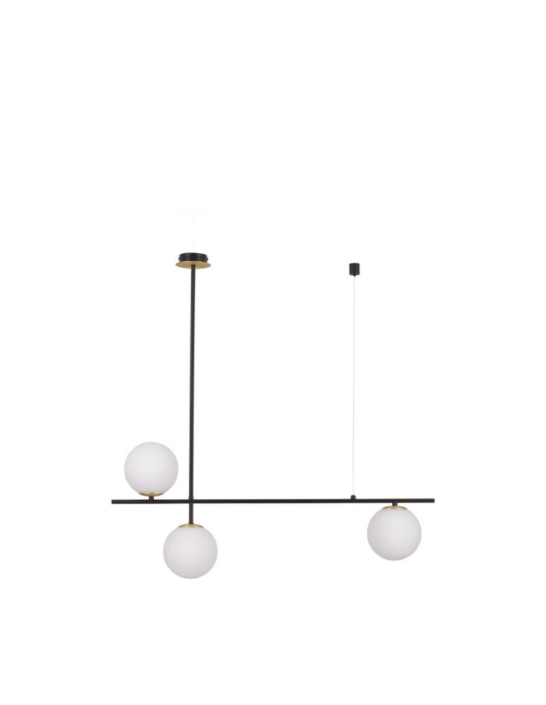 Lampy wiszące kule - Luces Exclusivas AEREO Wisząca Nowoczesna czarny 3xG9 max 5W LE43368 - produkt kolory-swiatla.pl 1