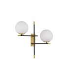 Kinkiety - Luces Exclusivas AEREO Ścienna Nowoczesna czarny 2xG9 max 5W LE43369 - produkt 1
