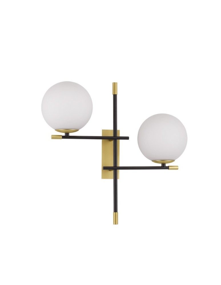 Kinkiety - Luces Exclusivas AEREO Ścienna Nowoczesna czarny 2xG9 max 5W LE43369 - produkt kolory-swiatla.pl 1