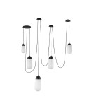 Lampy wiszące - Luces Exclusivas BADEN Wisząca Nowoczesna czarny 5xE14 max 5W LE43371 - produkt 1