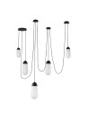 Luces Exclusivas BADEN Wisząca Nowoczesna czarny 5xE14 max 5W LE43371