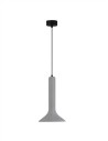 Luces Exclusivas BADOW Wisząca Nowoczesna szary i odcienie szarości 1xE14 max 5W LE43377