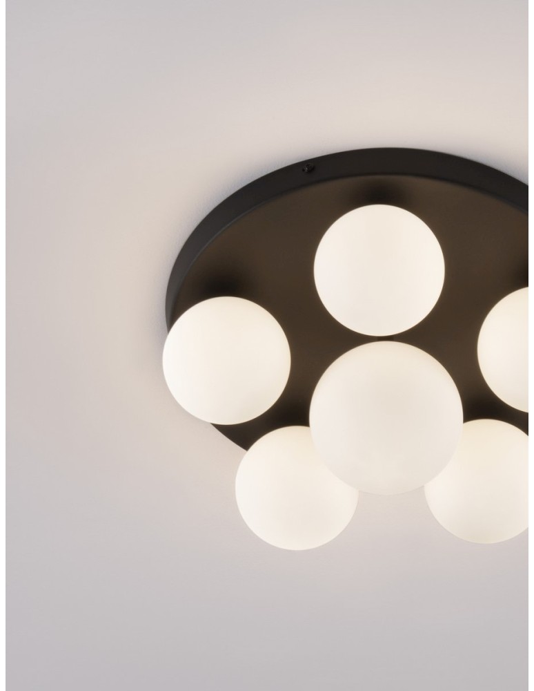 Lampy sufitowe - Luces Exclusivas BAILA Sufitowa Nowoczesna czarny 6xG9 max 5W LE43379 - produkt kolory-swiatla.pl 2