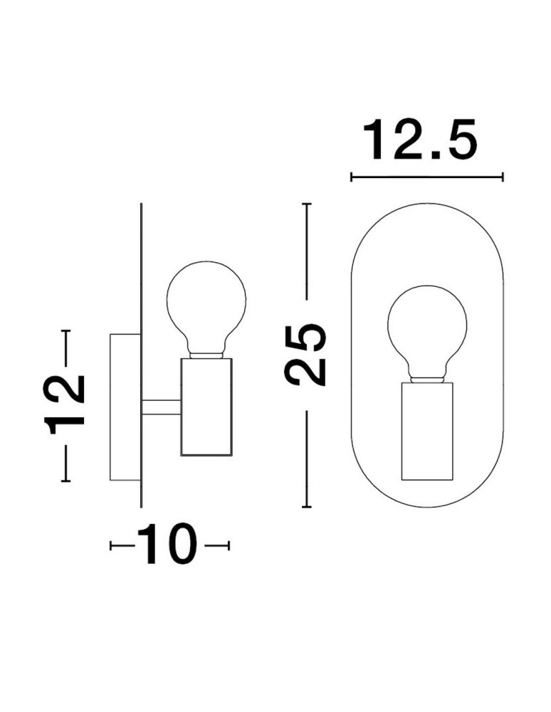 Kinkiety - Luces Exclusivas BAJIO Ścienna Nowoczesna złoty i odcienie złota 1xE27 max 12W LE43383 - product kolory-swiatla.pl 3