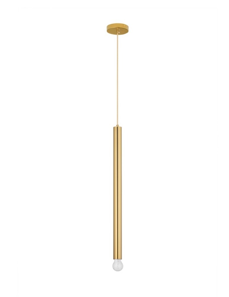 Lampy wiszące pojedyncze - Luces Exclusivas BAJAN Wisząca Nowoczesna złoty i odcienie złota 1xE27 max 12W LE43384 - produkt kolory-swiatla.pl 1