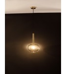 Lampy wiszące - Luces Exclusivas BAJOS Wisząca Nowoczesna złoty i odcienie złota 1xG9 max 5W LE43390 - produkt 2