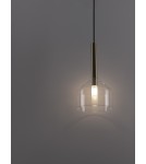 Lampy wiszące - Luces Exclusivas BAJOS Wisząca Nowoczesna złoty i odcienie złota 1xG9 max 5W LE43391 - product 2