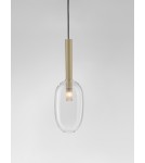 Lampy wiszące - Luces Exclusivas BAJOS Wisząca Nowoczesna złoty i odcienie złota 1xG9 max 5W LE43393 - product 2