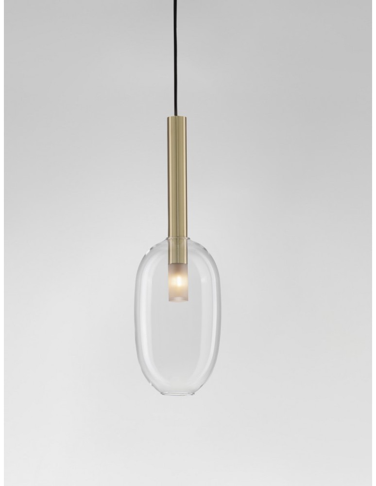 Lampy wiszące - Luces Exclusivas BAJOS Wisząca Nowoczesna złoty i odcienie złota 1xG9 max 5W LE43393 - product kolory-swiatla.pl 2