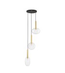 Lampy wiszące - Luces Exclusivas BAJOS Wisząca Nowoczesna złoty i odcienie złota 3xG9 max 5W LE43394 - produkt 1