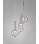 Lampy wiszące - Luces Exclusivas BAJOS Wisząca Nowoczesna złoty i odcienie złota 3xG9 max 5W LE43394 - produkt 3