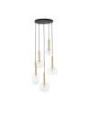 Luces Exclusivas BAJOS Wisząca Nowoczesna złoty i odcienie złota 5xG9 max 5W LE43395