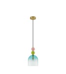 Lampy wiszące - Luces Exclusivas BALAM Wisząca Nowoczesna złoty i odcienie złota 1xE14 max 5W LE43396 - produkt 1