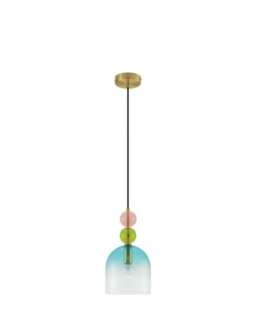 Luces Exclusivas BALAM Wisząca Nowoczesna złoty i odcienie złota 1xE14 max 5W LE43396