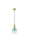 Luces Exclusivas BALAM Wisząca Nowoczesna złoty i odcienie złota 1xE14 max 5W LE43396