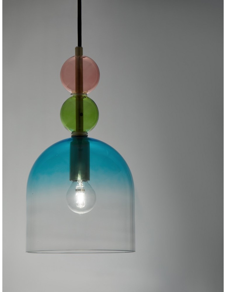 Luces Exclusivas BALAM Wisząca Nowoczesna złoty i odcienie złota 1xE14 max 5W LE43396