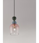 Lampy wiszące - Luces Exclusivas BALAM Wisząca Nowoczesna złoty i odcienie złota 1xE14 max 5W LE43397 - product 2