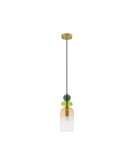 Lampy wiszące - Luces Exclusivas BALAM Wisząca Nowoczesna złoty i odcienie złota 1xE14 max 5W LE43398 - produkt 1