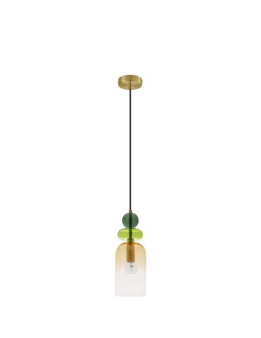 Luces Exclusivas BALAM Wisząca Nowoczesna złoty i odcienie złota 1xE14 max 5W LE43398
