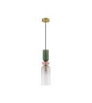 Lampy wiszące - Luces Exclusivas BALAM Wisząca Nowoczesna złoty i odcienie złota 1xE14 max 5W LE43399 - produkt 1