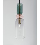 Lampy wiszące - Luces Exclusivas BALAM Wisząca Nowoczesna złoty i odcienie złota 1xE14 max 5W LE43399 - produkt 2