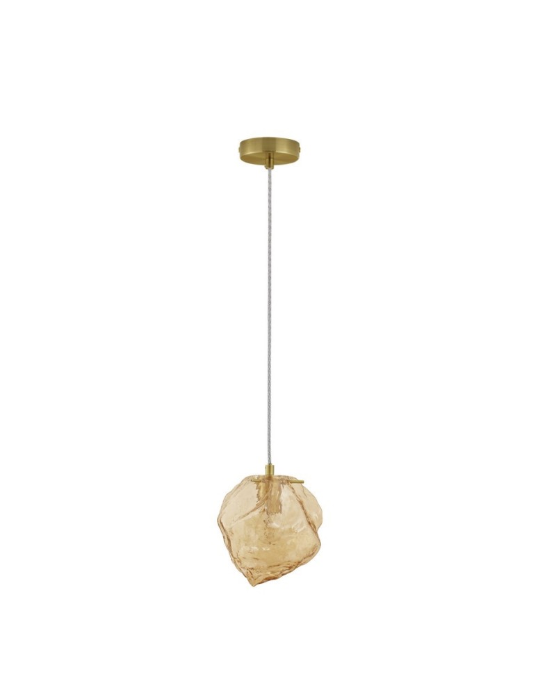 Lampy wiszące - Luces Exclusivas BALUN Wisząca Nowoczesna złoty i odcienie złota 1xE14 max 5W LE43405 - produkt kolory-swiatla.pl 1