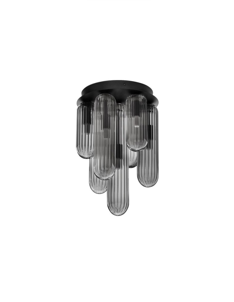 Lampy sufitowe - Luces Exclusivas BALDE Sufitowa Nowoczesna szary i odcienie szarości 7xG9 max 5W LE43408 - produkt kolory-swiatla.pl 1