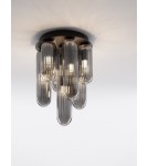 Lampy sufitowe - Luces Exclusivas BALDE Sufitowa Nowoczesna szary i odcienie szarości 7xG9 max 5W LE43408 - product 2