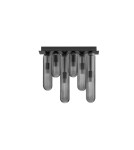 Lampy sufitowe - Luces Exclusivas BALDE Sufitowa Nowoczesna szary i odcienie szarości 6xG9 max 5W LE43409 - produkt 1
