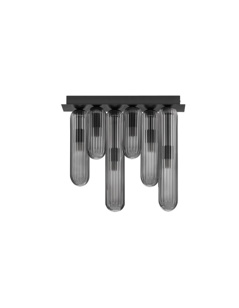 Lampy sufitowe - Luces Exclusivas BALDE Sufitowa Nowoczesna szary i odcienie szarości 6xG9 max 5W LE43409 - produkt kolory-swiatla.pl 1