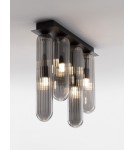 Lampy sufitowe - Luces Exclusivas BALDE Sufitowa Nowoczesna szary i odcienie szarości 6xG9 max 5W LE43409 - produkt 2
