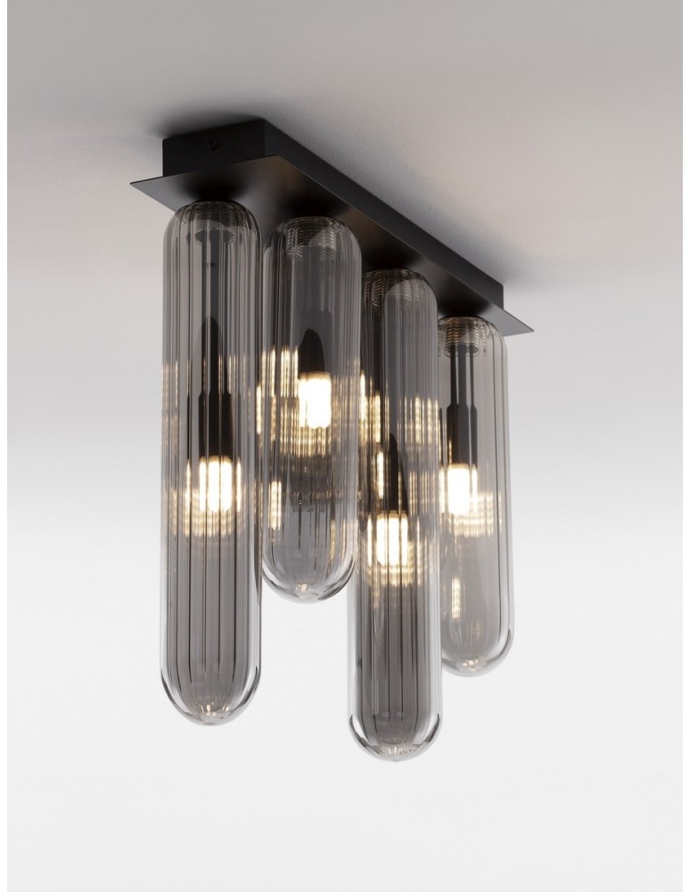 Lampy sufitowe - Luces Exclusivas BALDE Sufitowa Nowoczesna szary i odcienie szarości 6xG9 max 5W LE43409 - produkt kolory-swiatla.pl 2