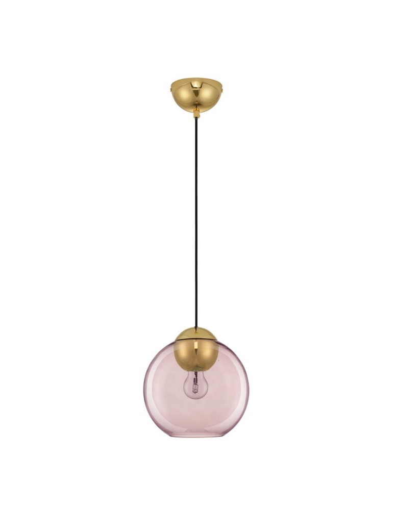 Lampy wiszące pojedyncze - Luces Exclusivas BALMI Wisząca Nowoczesna złoty i odcienie złota 1xE27 max 12W LE43410 - produkt kolory-swiatla.pl 1