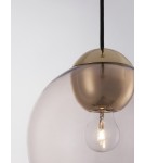 Lampy wiszące pojedyncze - Luces Exclusivas BALMI Wisząca Nowoczesna złoty i odcienie złota 1xE27 max 12W LE43410 - product 3