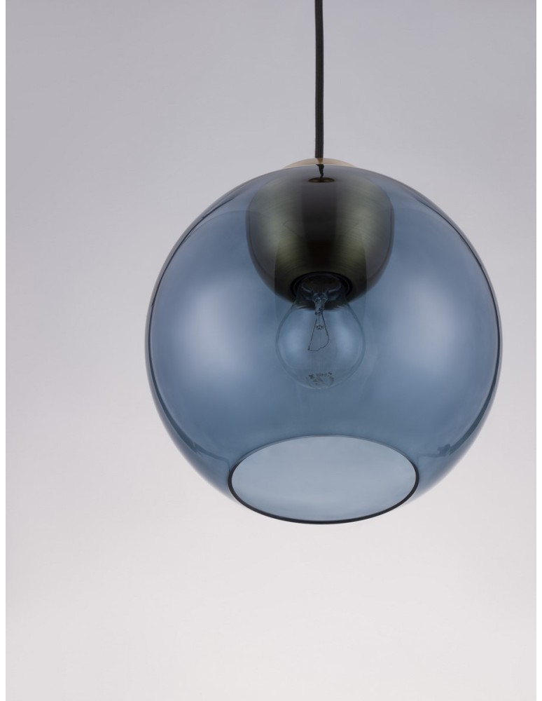 Lampy wiszące pojedyncze - Luces Exclusivas BALMI Wisząca Nowoczesna złoty i odcienie złota 1xE27 max 12W LE43411 - produkt kolory-swiatla.pl 3
