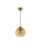 Lampy wiszące pojedyncze - Luces Exclusivas BALMI Wisząca Nowoczesna złoty i odcienie złota 1xE27 max 12W LE43412 - produkt 1