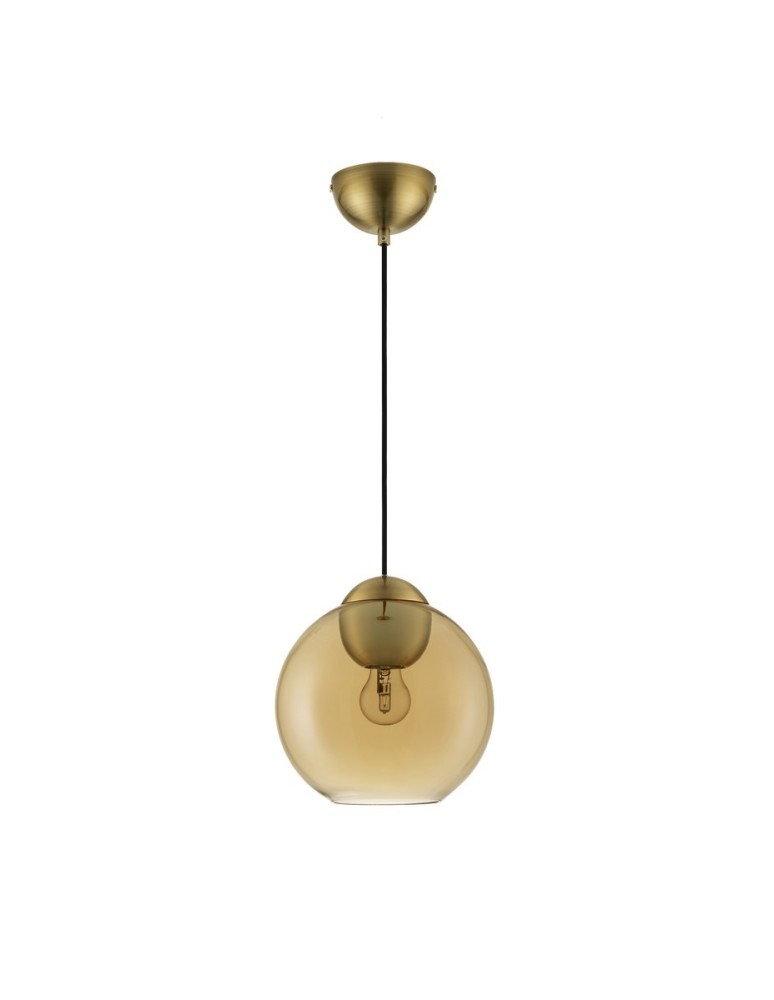 Lampy wiszące pojedyncze - Luces Exclusivas BALMI Wisząca Nowoczesna złoty i odcienie złota 1xE27 max 12W LE43412 - produkt kolory-swiatla.pl 1