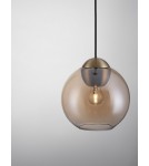 Lampy wiszące pojedyncze - Luces Exclusivas BALMI Wisząca Nowoczesna złoty i odcienie złota 1xE27 max 12W LE43412 - produkt 2