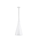 Lampy wiszące pojedyncze - Luces Exclusivas BALSA Wisząca Nowoczesna biały 1xE27 max 12W LE43416 - produkt 1