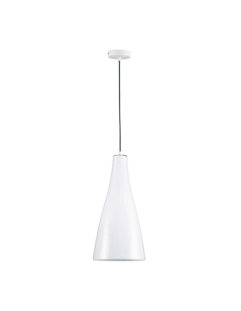 Lampy wiszące pojedyncze - Luces Exclusivas BALSA Wisząca Nowoczesna biały 1xE27 max 12W LE43416 - produkt kolory-swiatla.pl 1