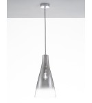Lampy wiszące pojedyncze - Luces Exclusivas BALSA Wisząca Nowoczesna srebrny i odcienie srebra 1xE27 max 12W LE43417 - product 3