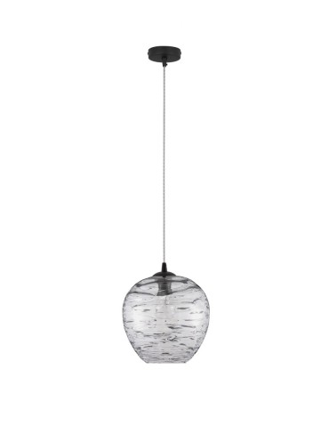 Luces Exclusivas BAMBU Wisząca Nowoczesna czarny 1xE27 max 12W LE43418