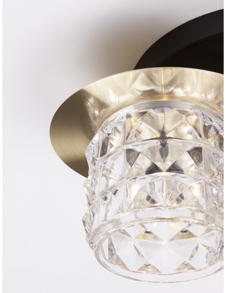 Lampy sufitowe - Luces Exclusivas BAMOA Sufitowa Nowoczesna złoty i odcienie złota 3xE14 max 5W LE43422 - produkt kolory-swiatla.pl 3