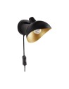 Luces Exclusivas BANAC Ścienna Nowoczesna czarny 1xE14 max 5W LE43425